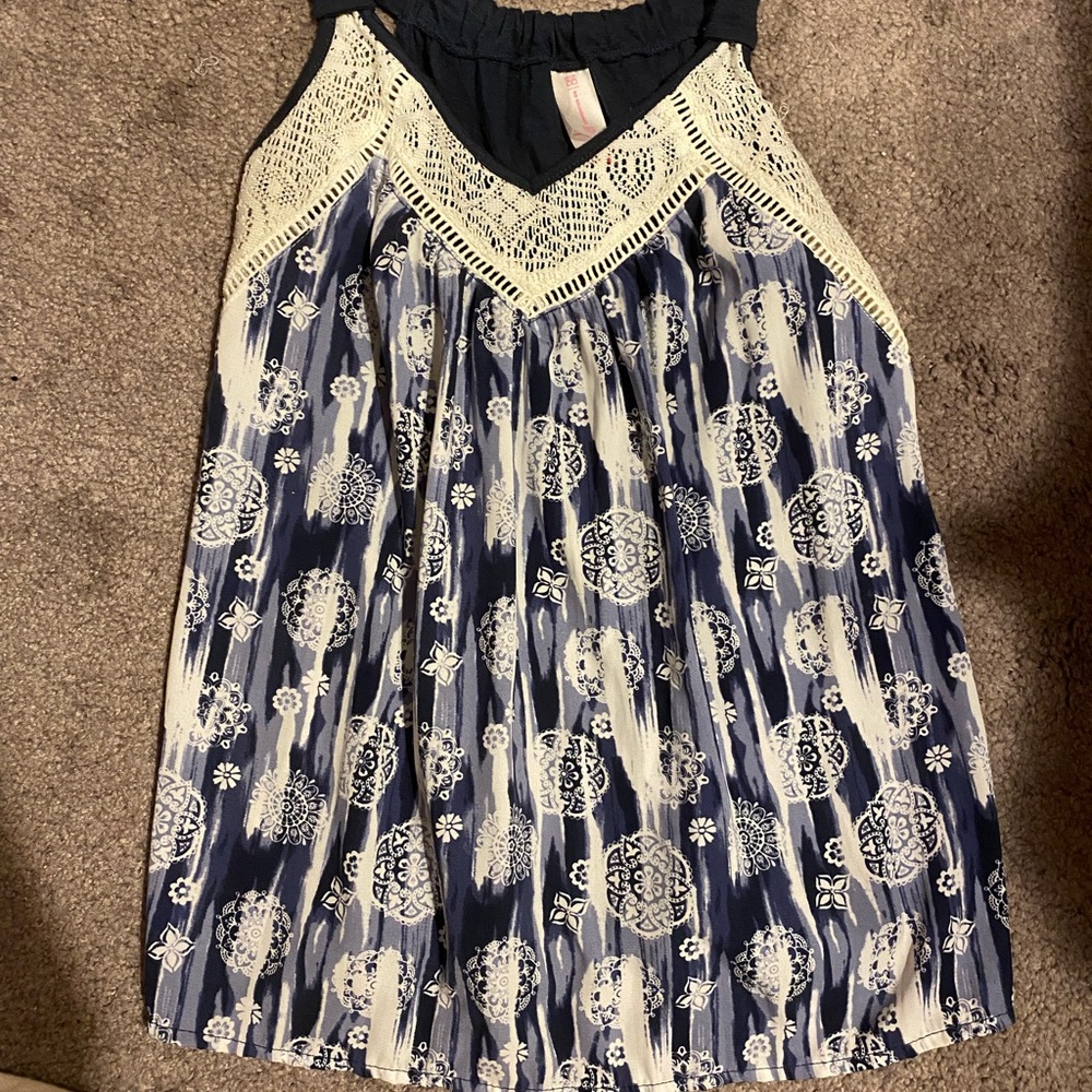 Blue tank top